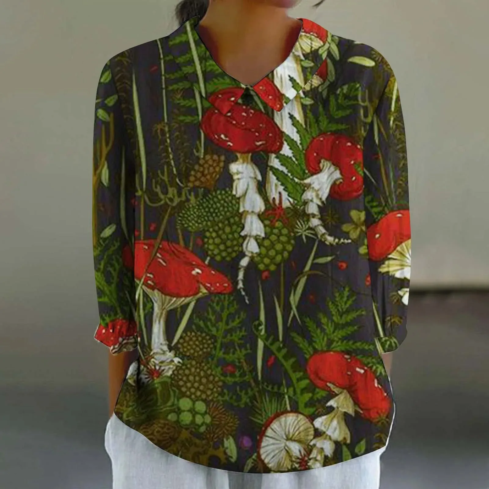 Lara - Creative Retro Doll Collar Shirt for Women