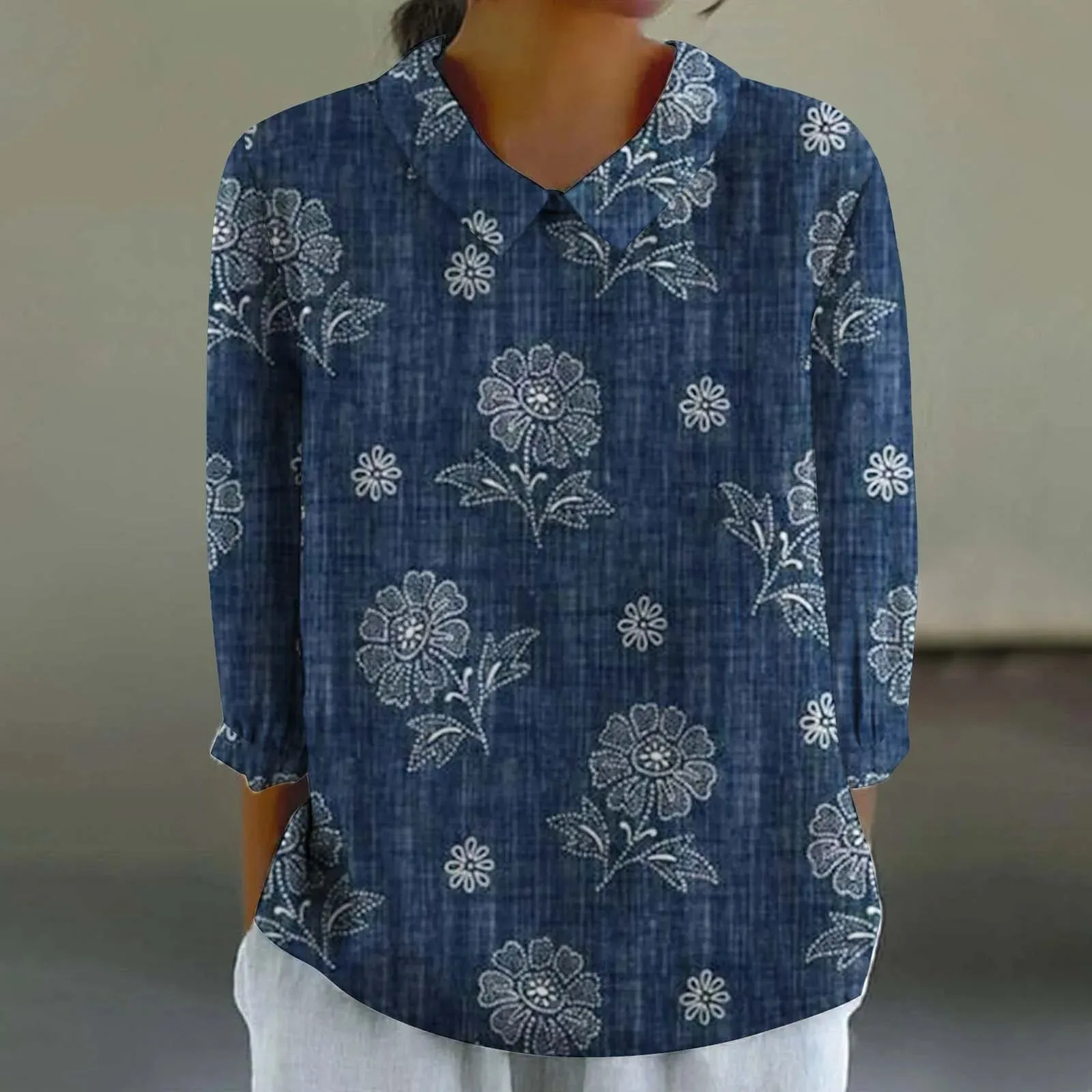 Lara - Creative Retro Doll Collar Shirt for Women