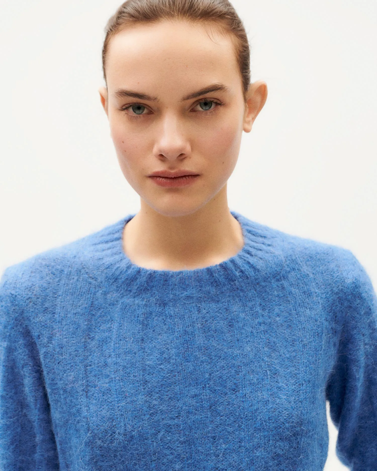 Layan Alpaca Wool Sweater Blue