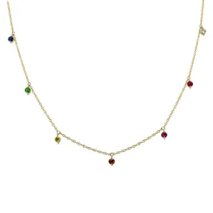 Layering Gemstone Necklace