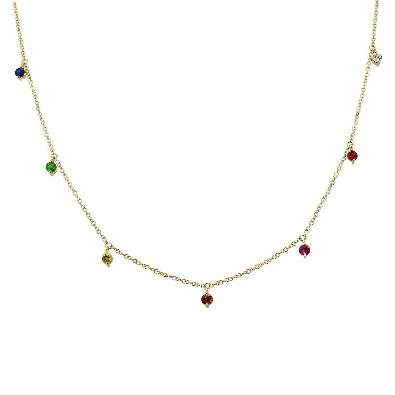 Layering Gemstone Necklace