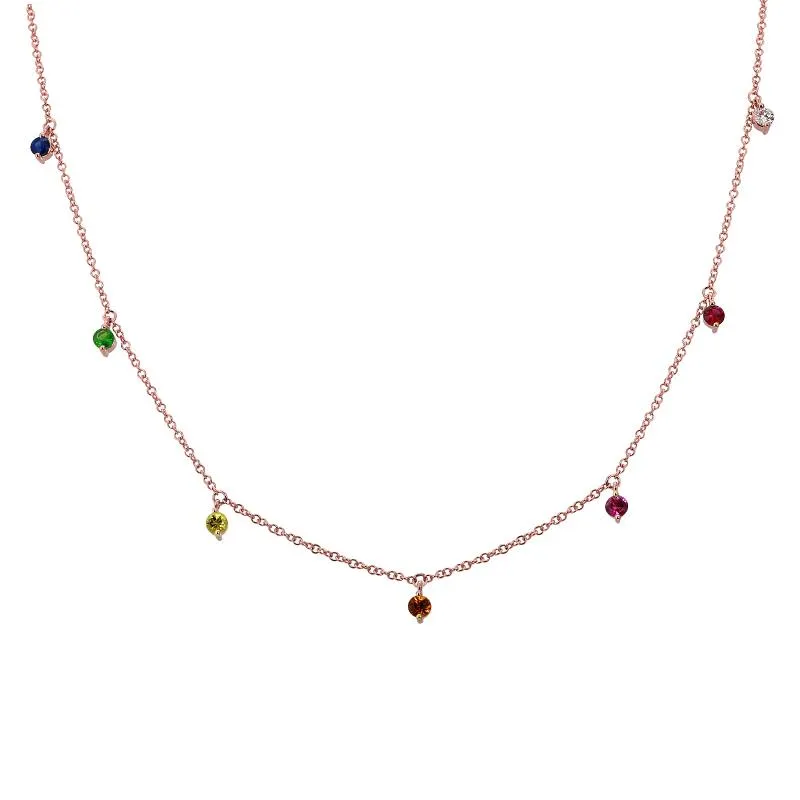 Layering Gemstone Necklace