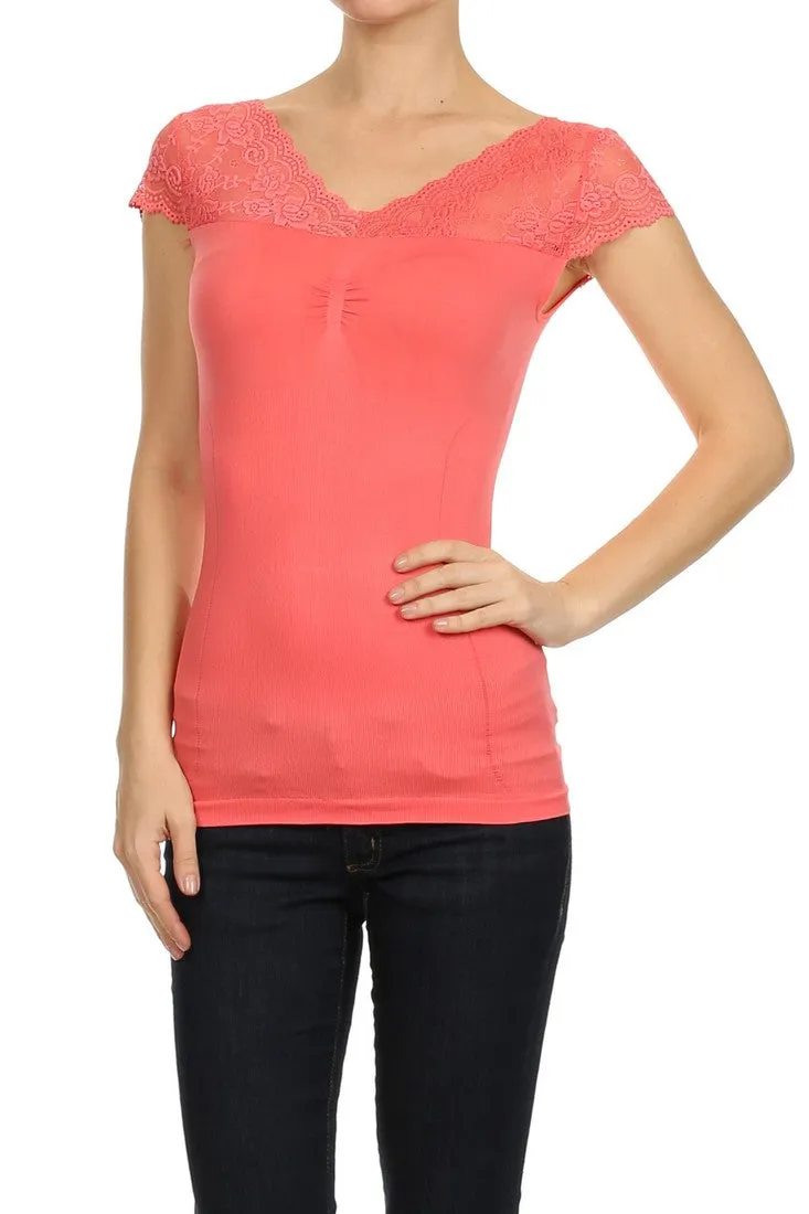 Layering Lace Top
