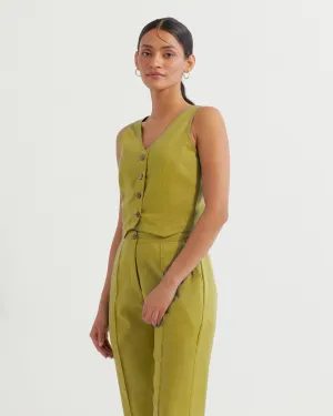Lime Green Anne Vest