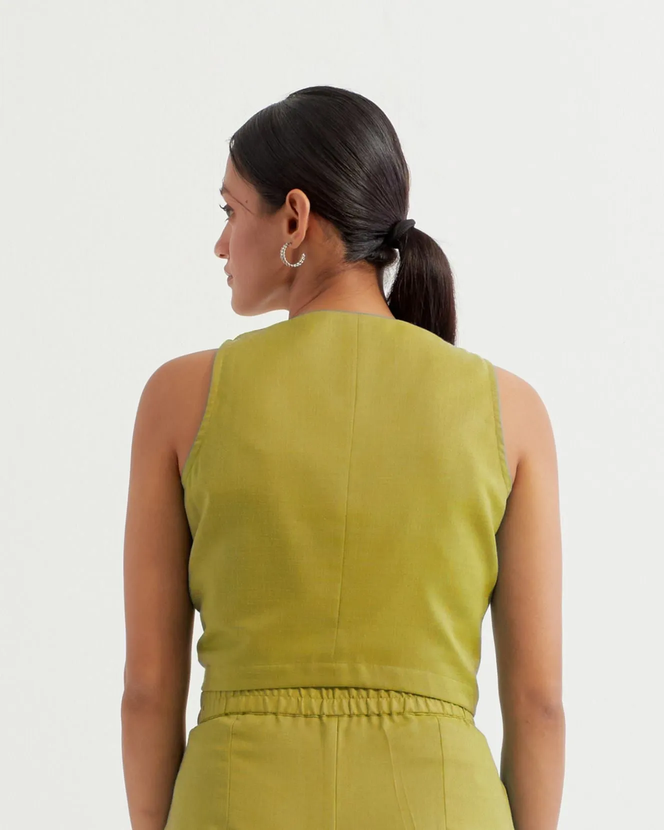 Lime Green Anne Vest