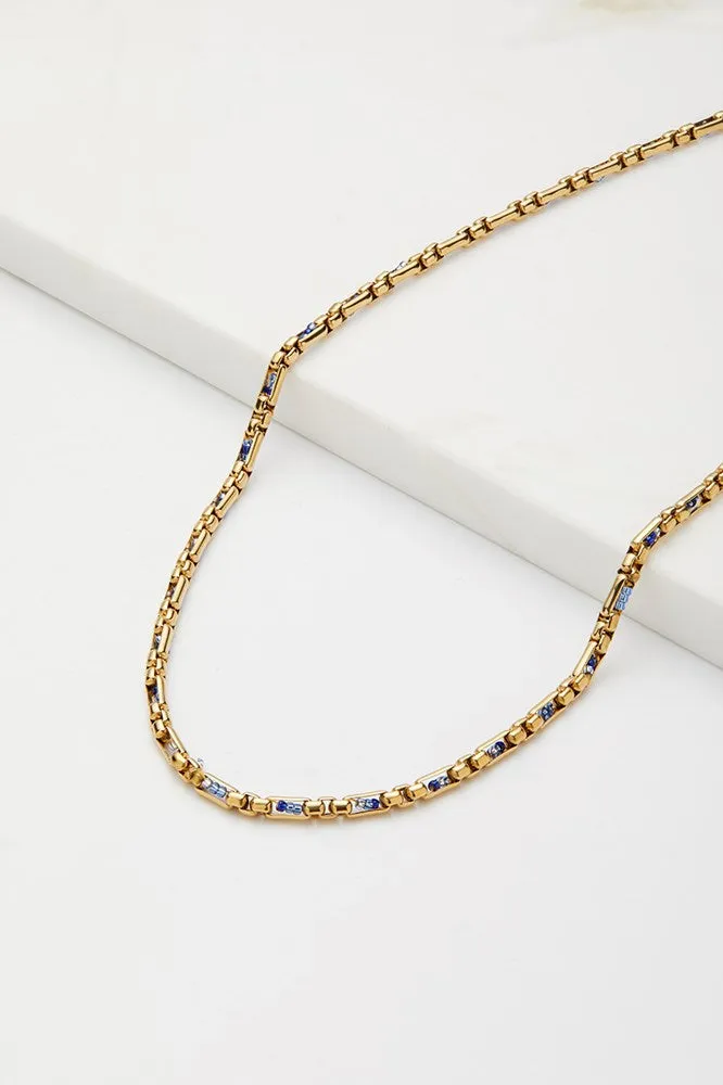 Luna Necklace / Navy