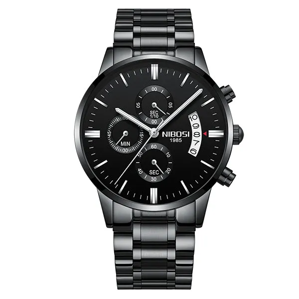 Luxury Sports Quartz Water Resistant Watches