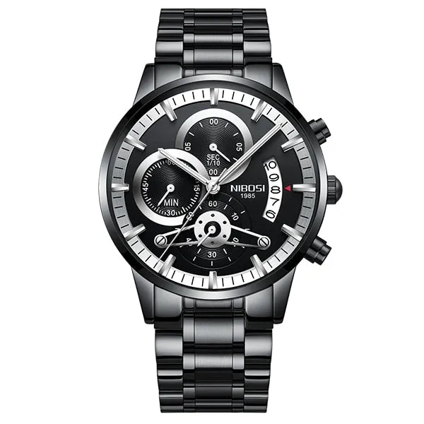 Luxury Sports Quartz Water Resistant Watches