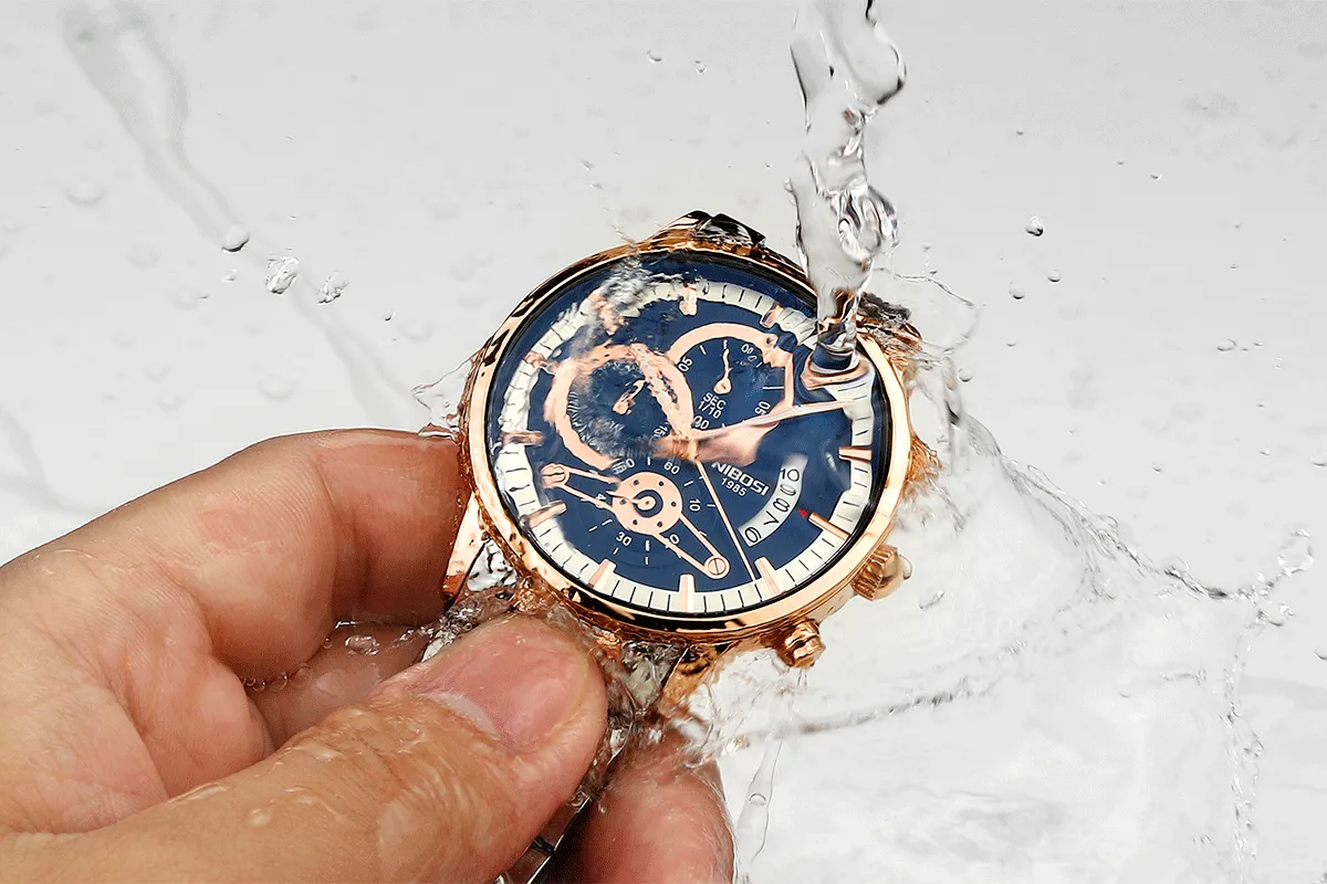 Luxury Sports Quartz Water Resistant Watches