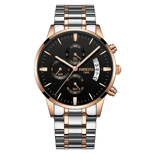 Luxury Sports Quartz Water Resistant Watches