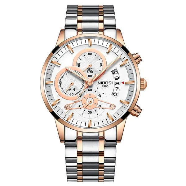 Luxury Sports Quartz Water Resistant Watches