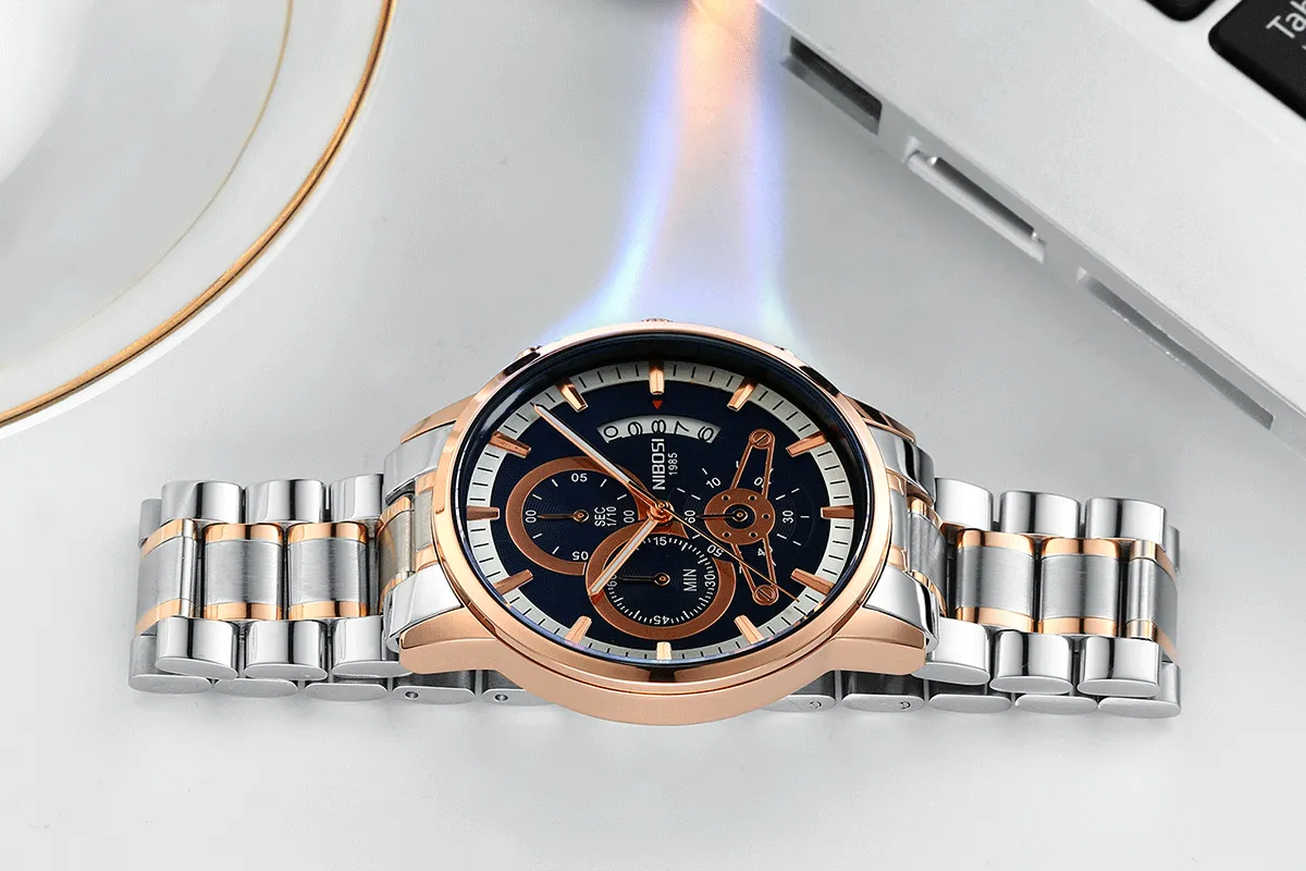 Luxury Sports Quartz Water Resistant Watches
