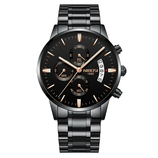 Luxury Sports Quartz Water Resistant Watches
