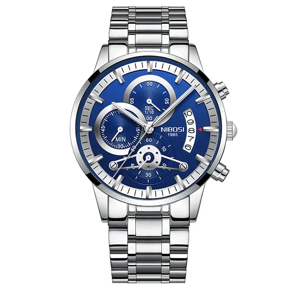 Luxury Sports Quartz Water Resistant Watches