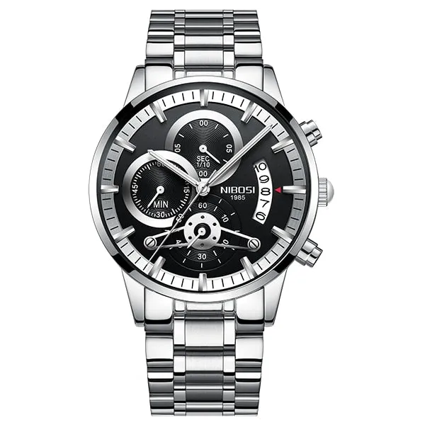 Luxury Sports Quartz Water Resistant Watches
