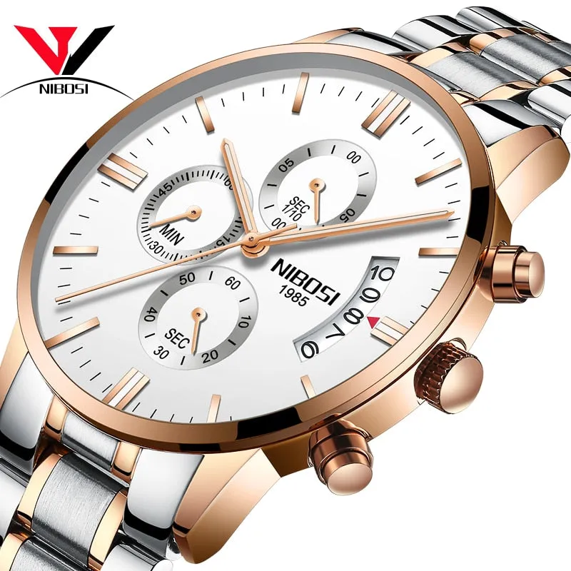 Luxury Sports Quartz Water Resistant Watches