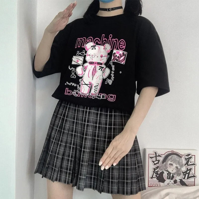 Machine Bear Menhera Tee