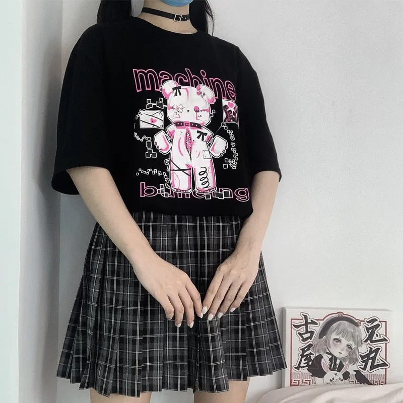 Machine Bear Menhera Tee