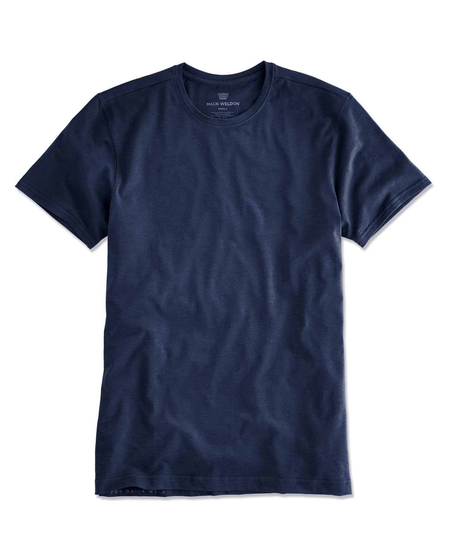 Mack Weldon Silver Crew Undershirt in Navy
