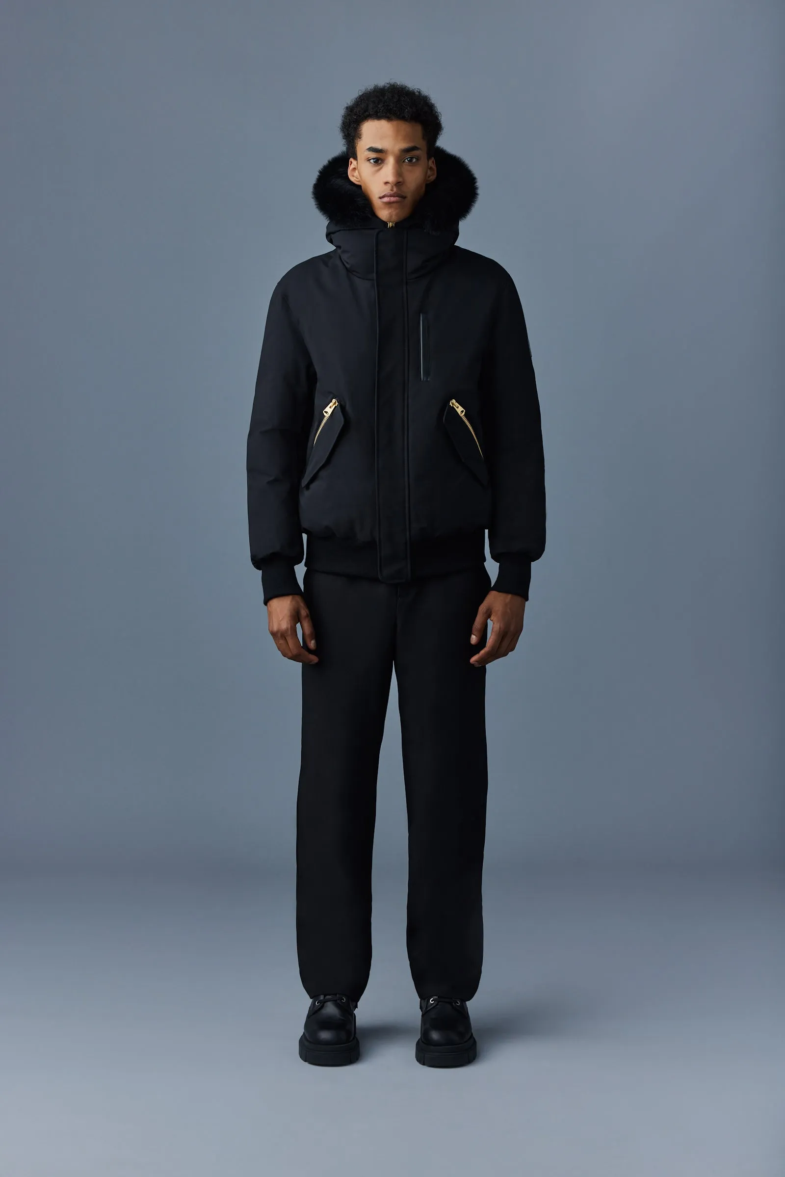 MACKAGE Dixon-bx-blk Mens Apparel