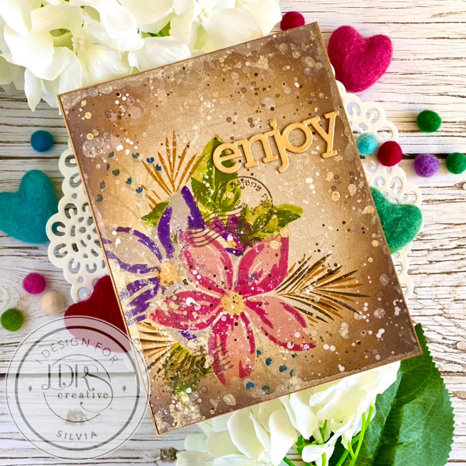 Market Blooms Layering 6x8 Stamps