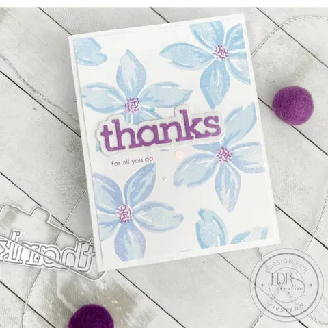 Market Blooms Layering 6x8 Stamps