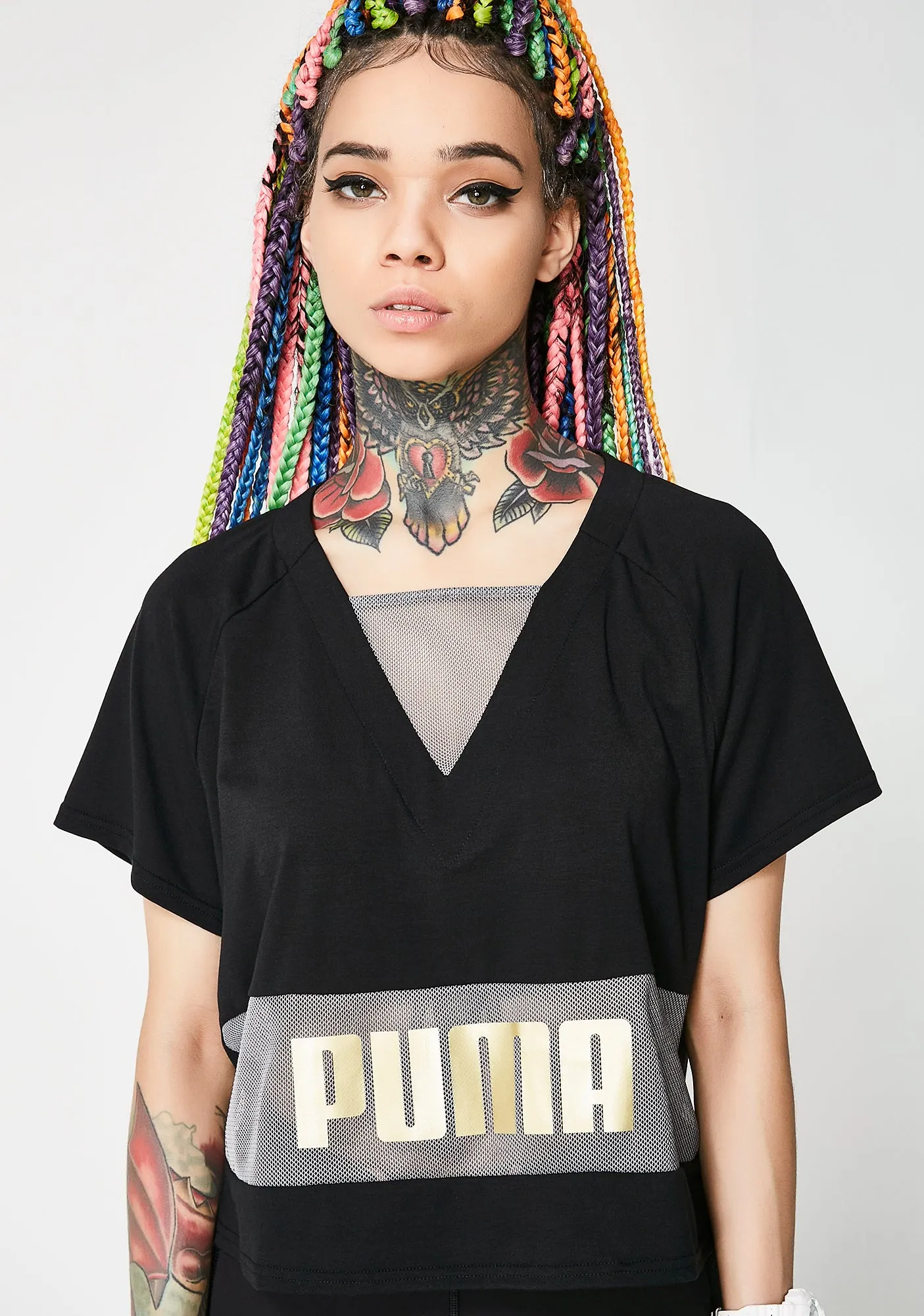 Mesh Layering Tee