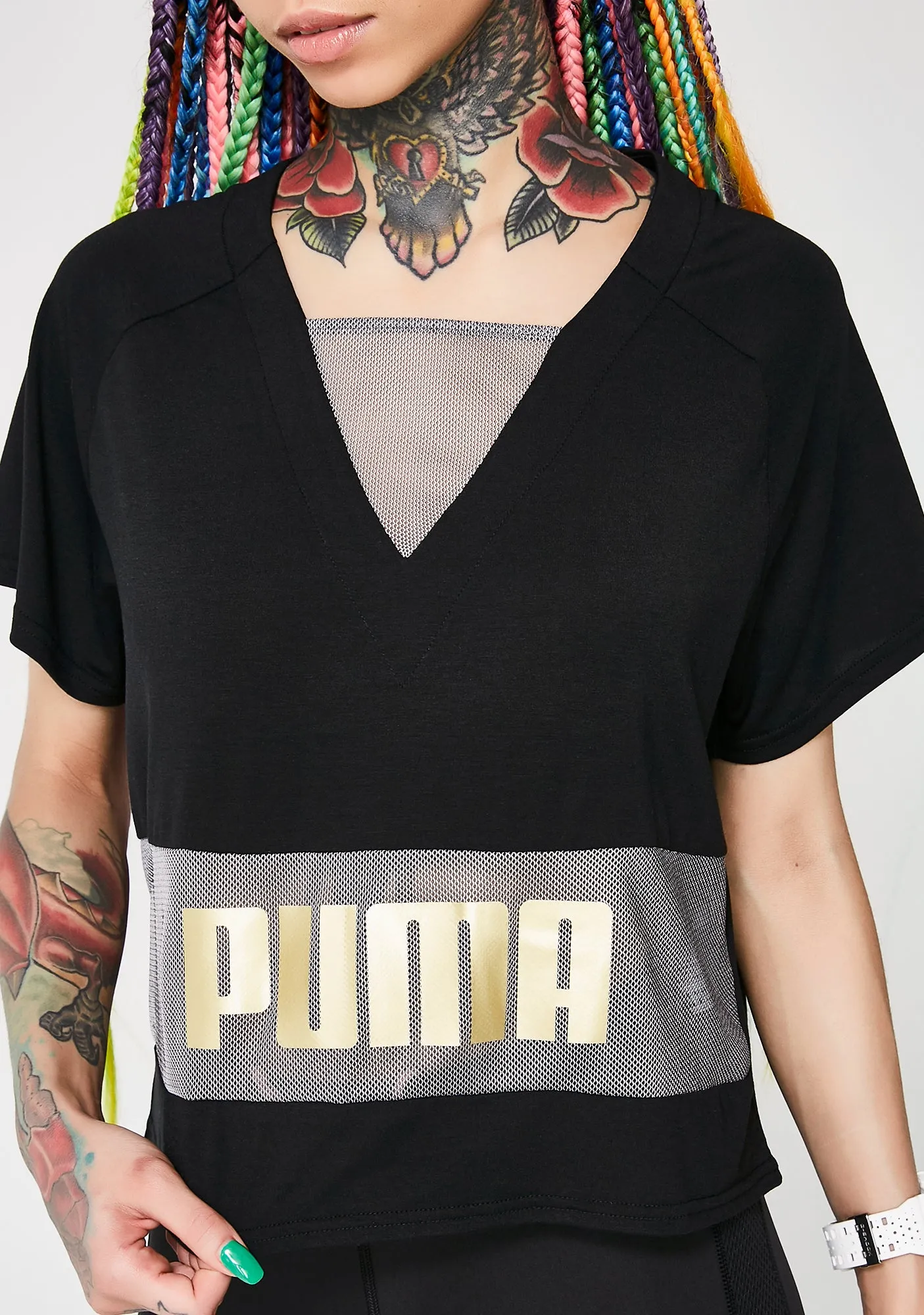 Mesh Layering Tee