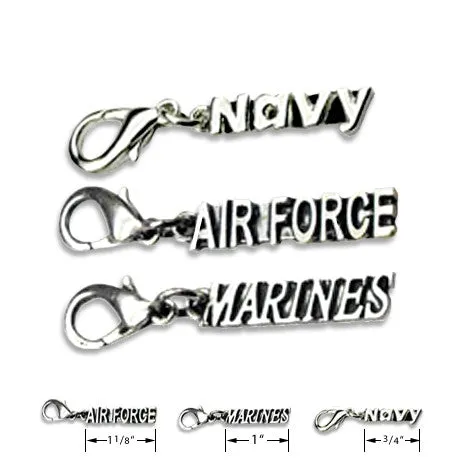 Military Pet Dog Collar Charms