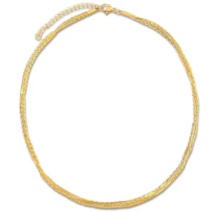 Mindy Multi Strand Choker Necklace
