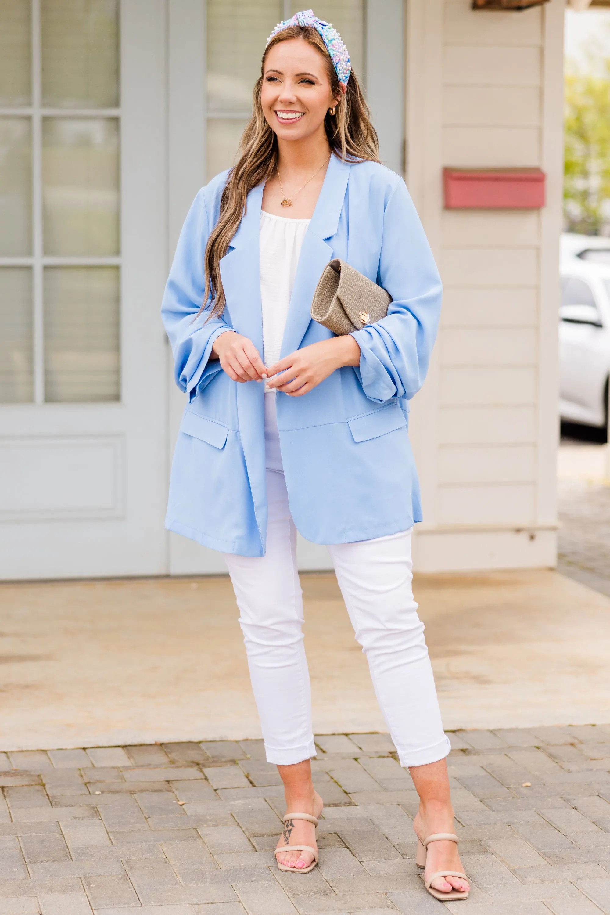 My Delight Blazer, Sky Blue