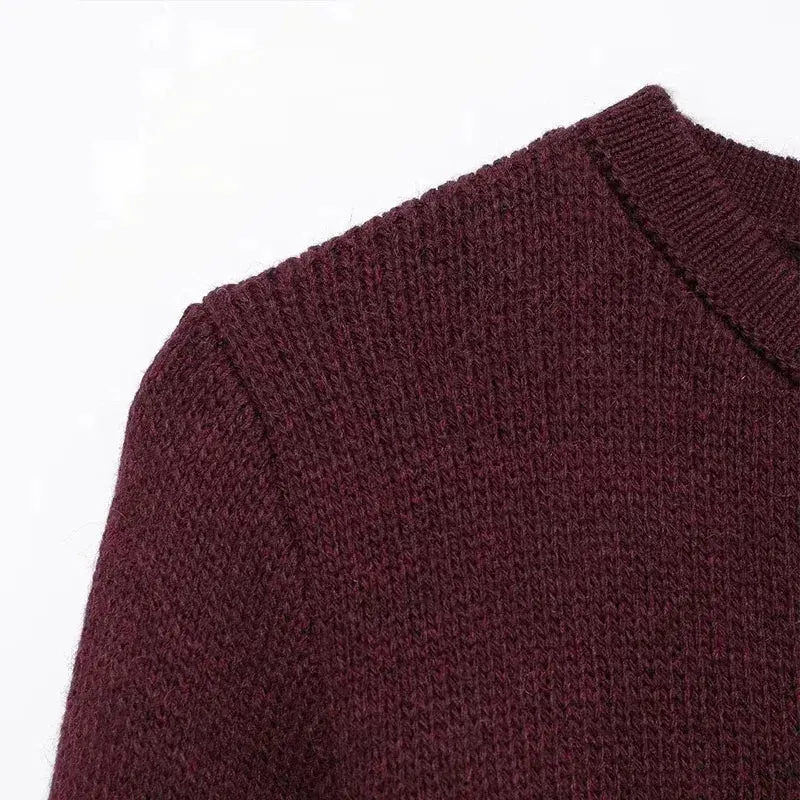 Orleane – Solid pattern – Knit cardigan