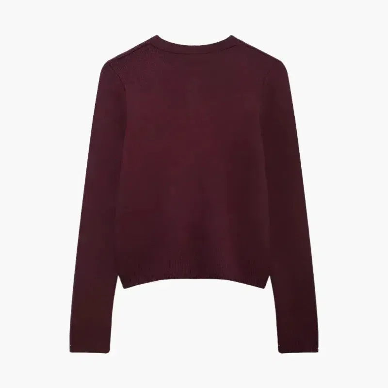 Orleane – Solid pattern – Knit cardigan