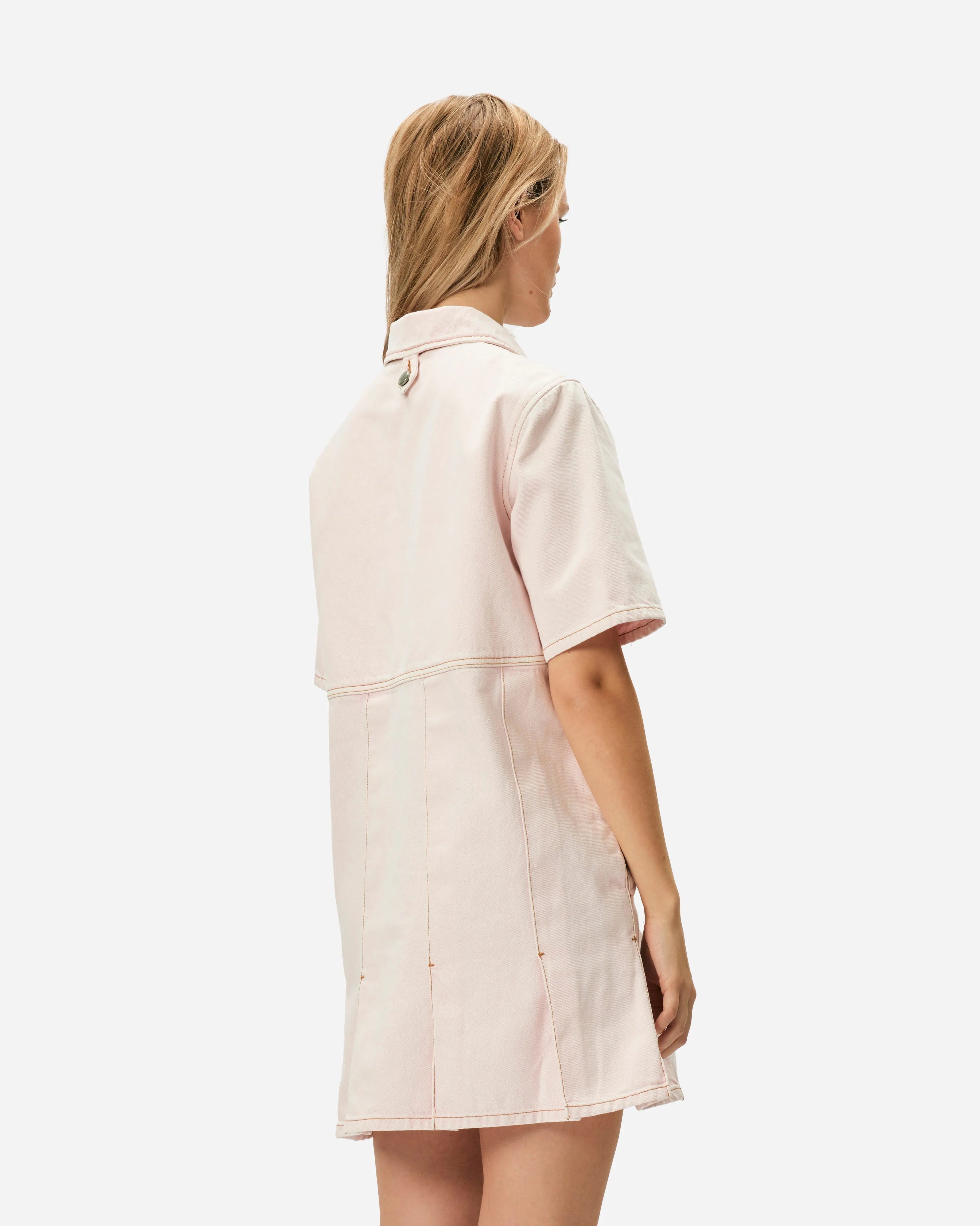 Overdyed Denim Mini Dress