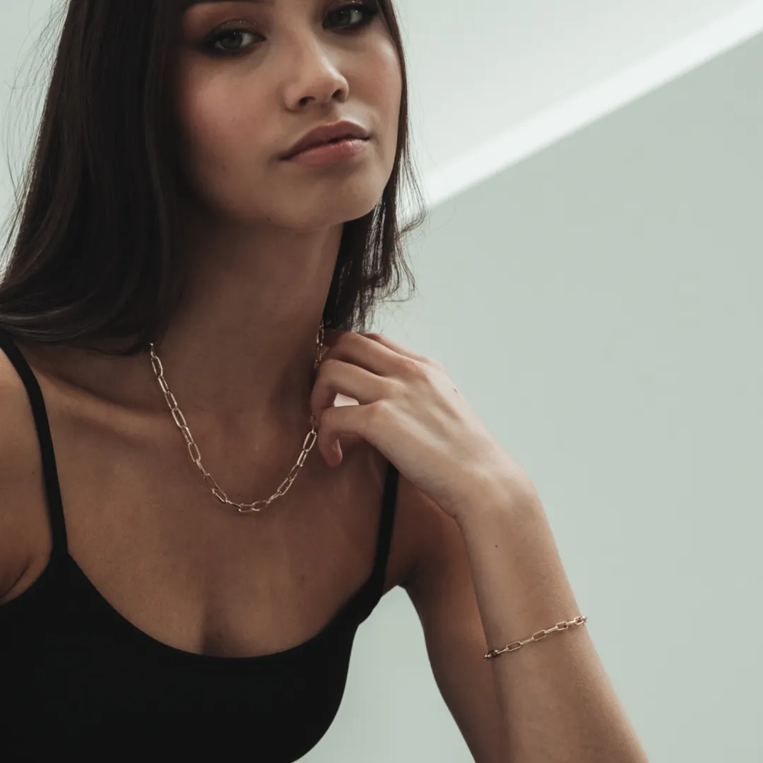 Paperclip Necklace Medium