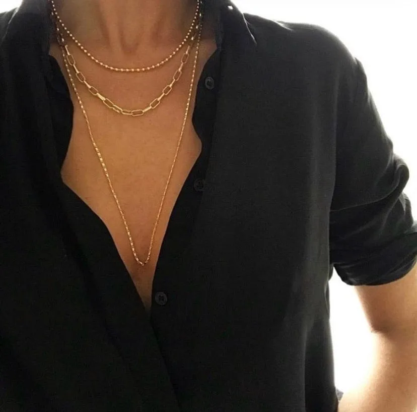 Paperclip Necklace Medium