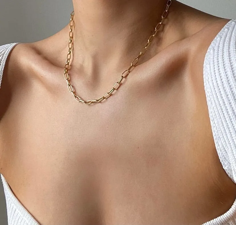Paperclip Necklace Medium