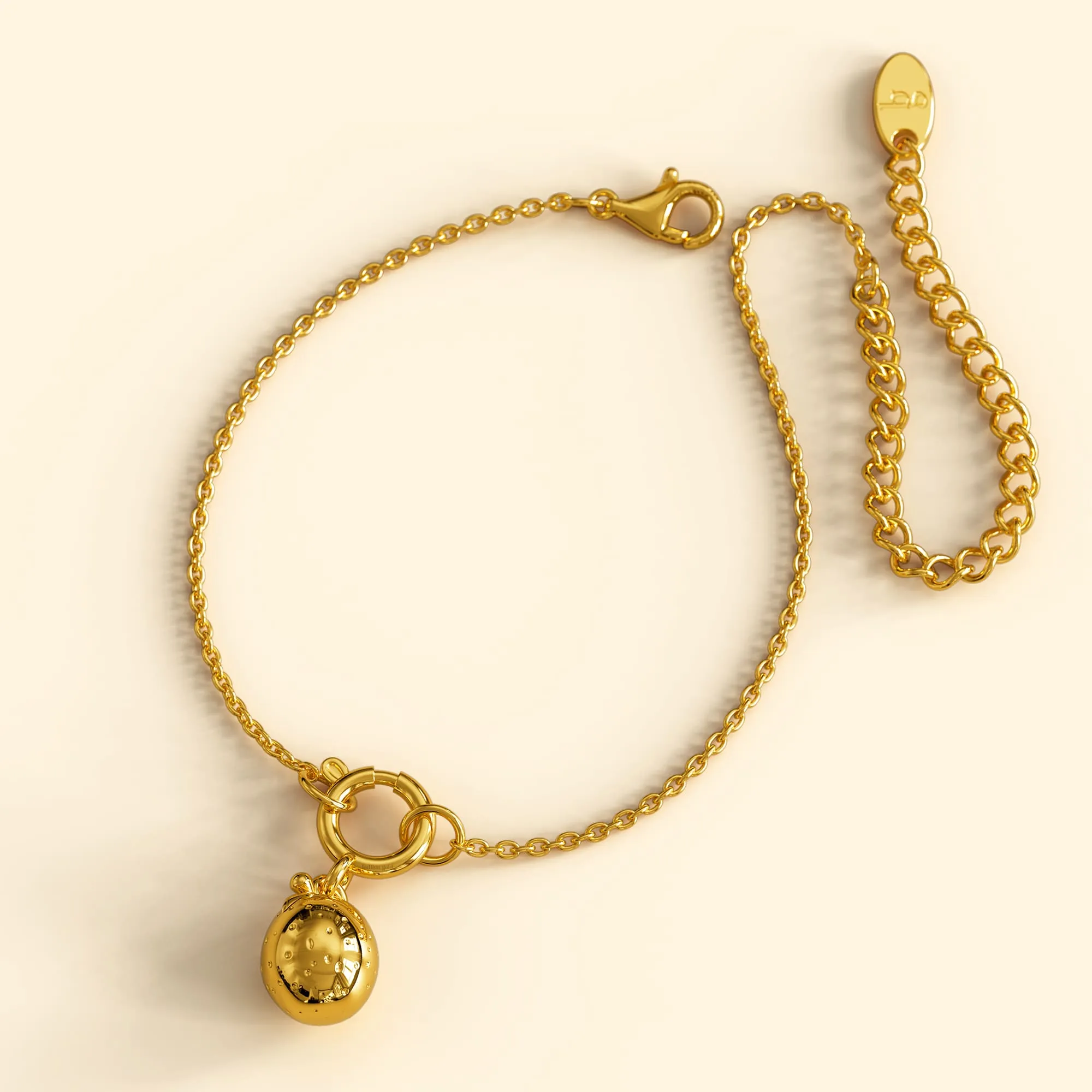 Passion Fruit Gold Charm Bracelet