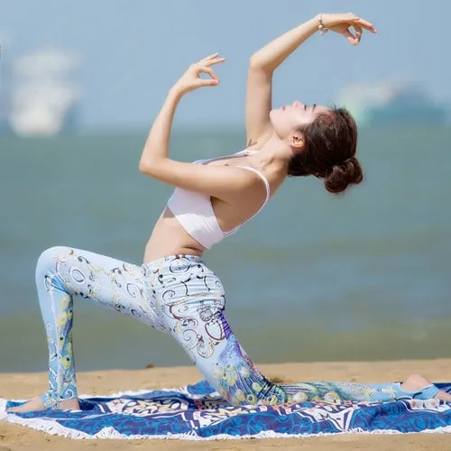 Peacock Yoga Pants