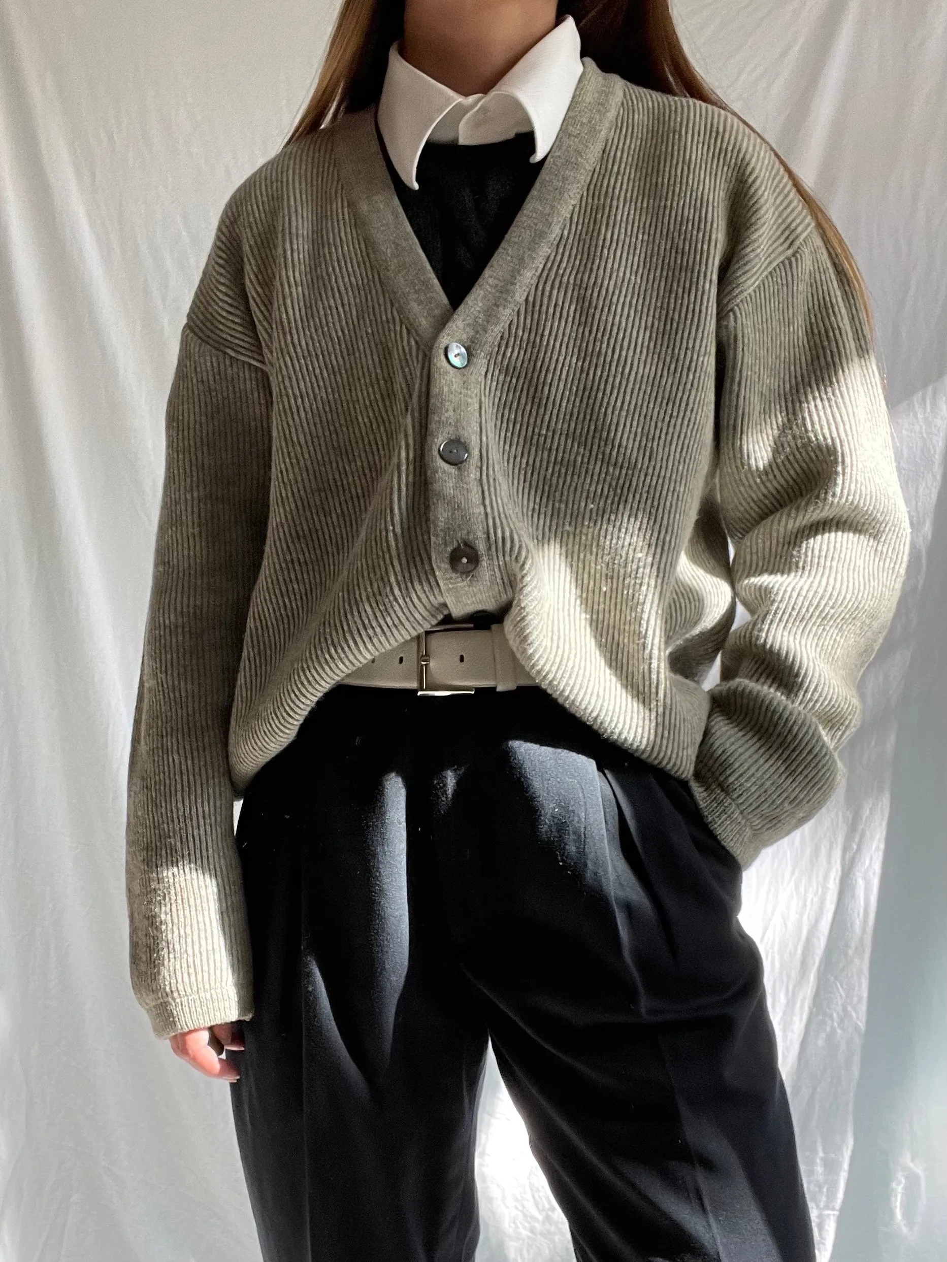 Perfect Vintage Layering Cardigan - L