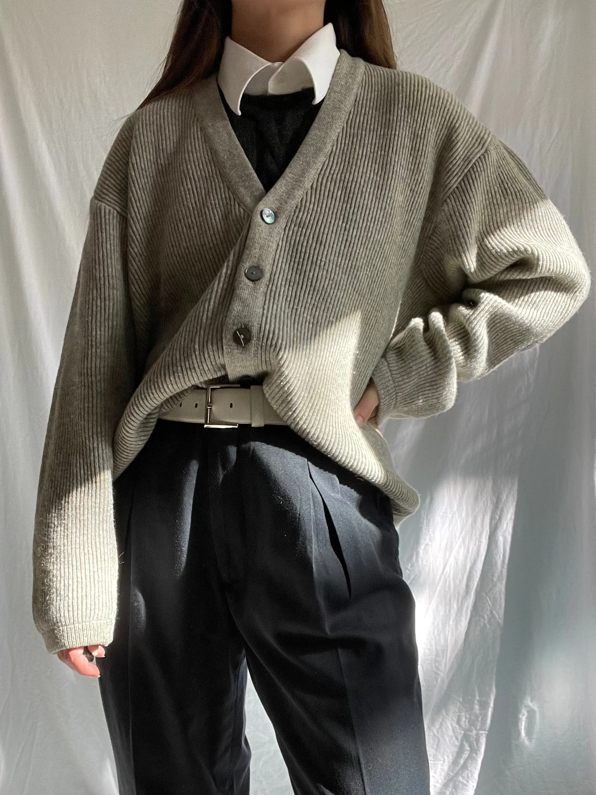 Perfect Vintage Layering Cardigan - L