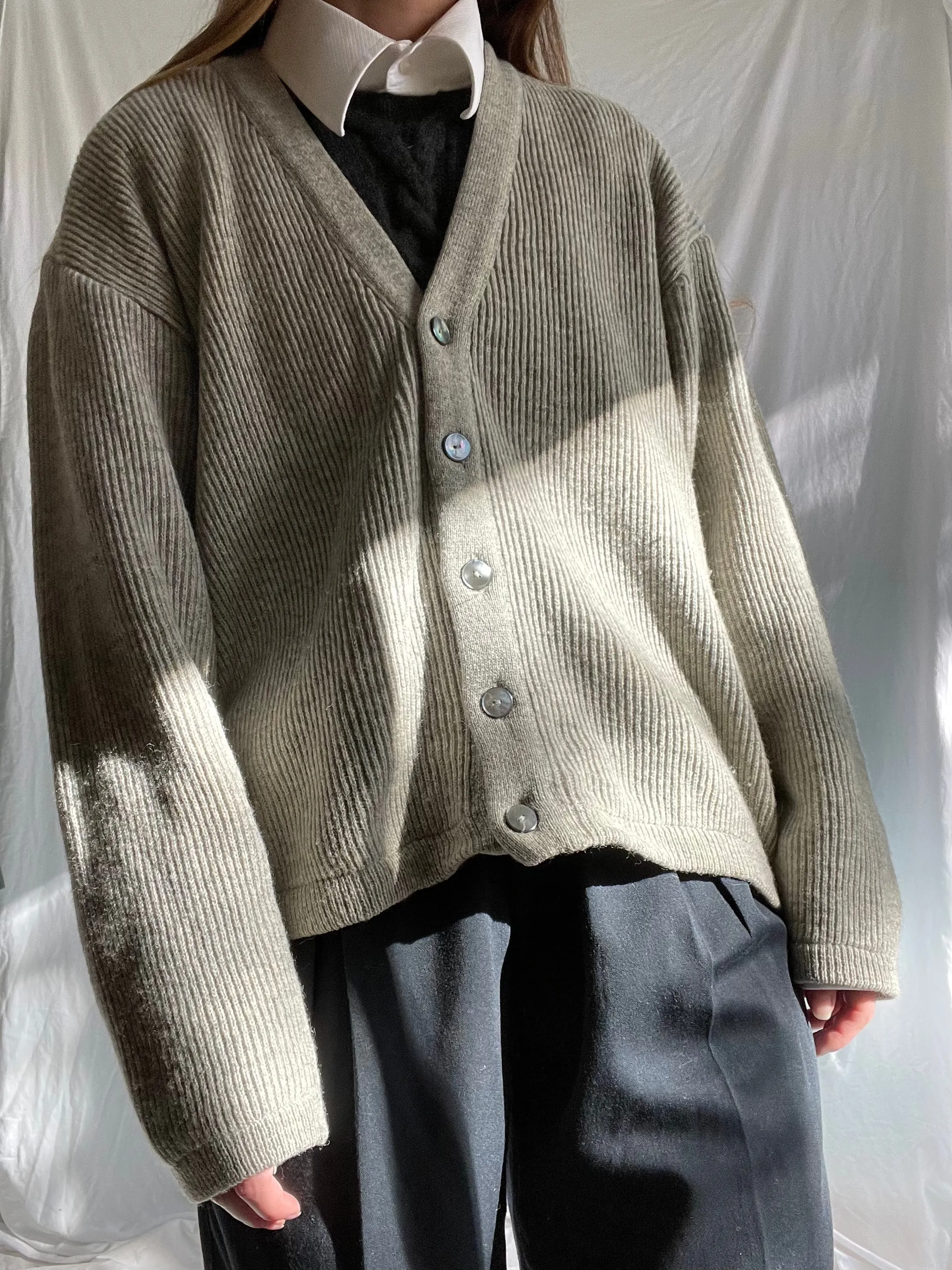 Perfect Vintage Layering Cardigan - L