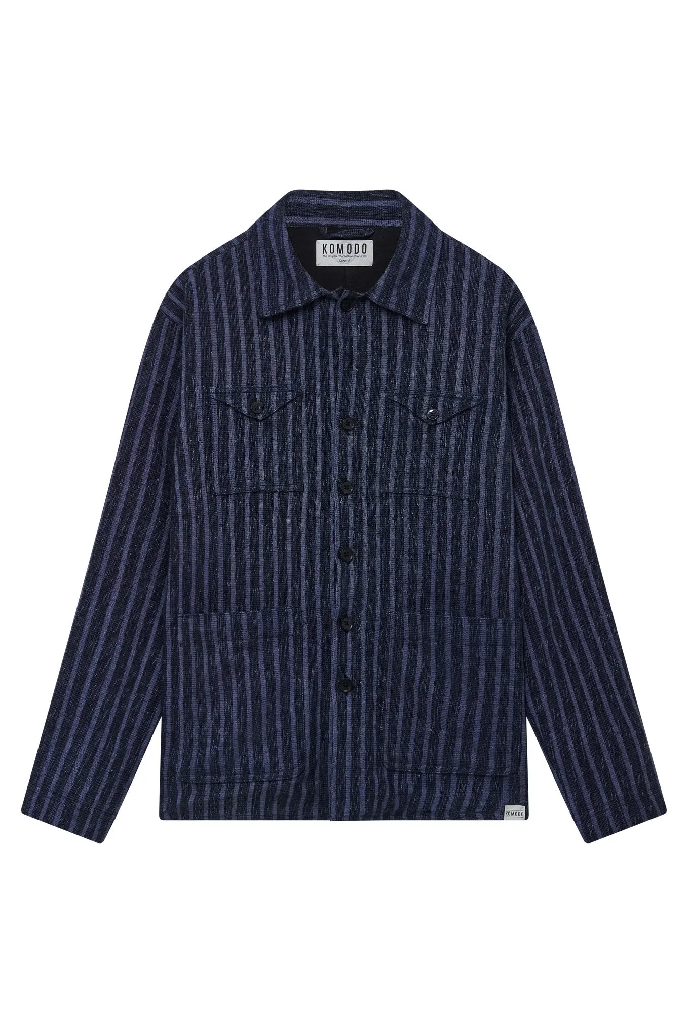 Piet Handwoven Jacket Blue