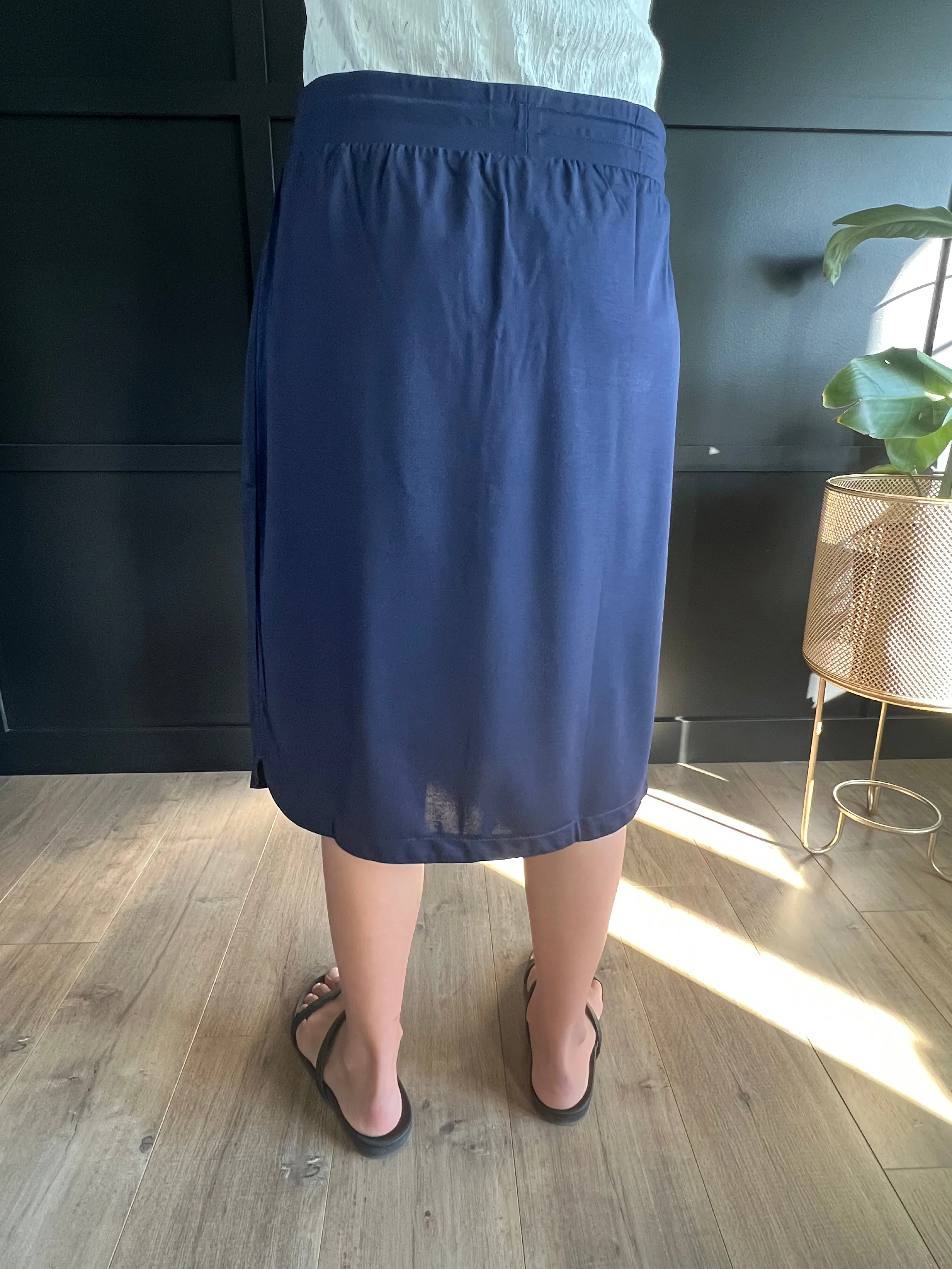 "Sarah" Skirt in Navy