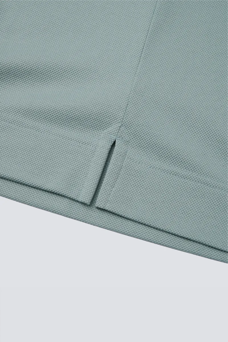 Regal Pique Buttonless Polo | Green GYE111