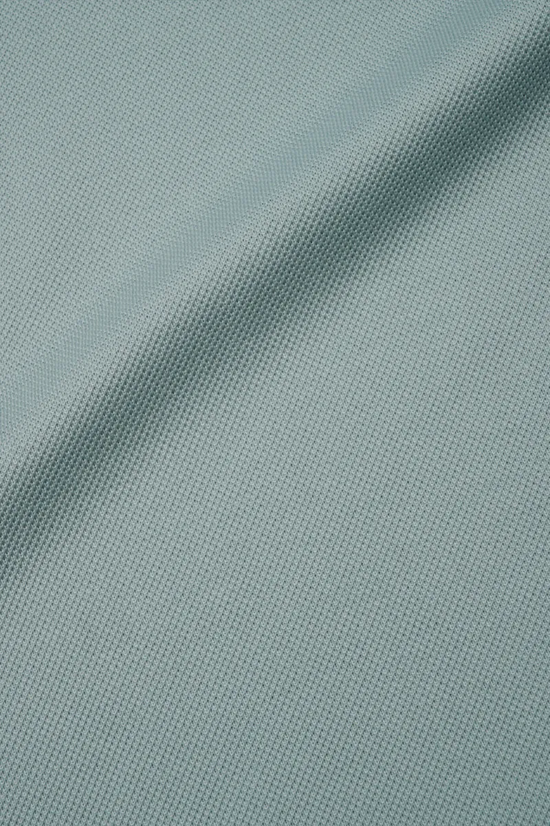 Regal Pique Buttonless Polo | Green GYE111