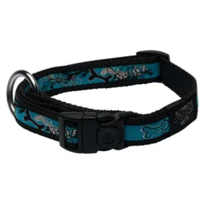 ROGZ TURQUOISE CHROME COLLAR - XL