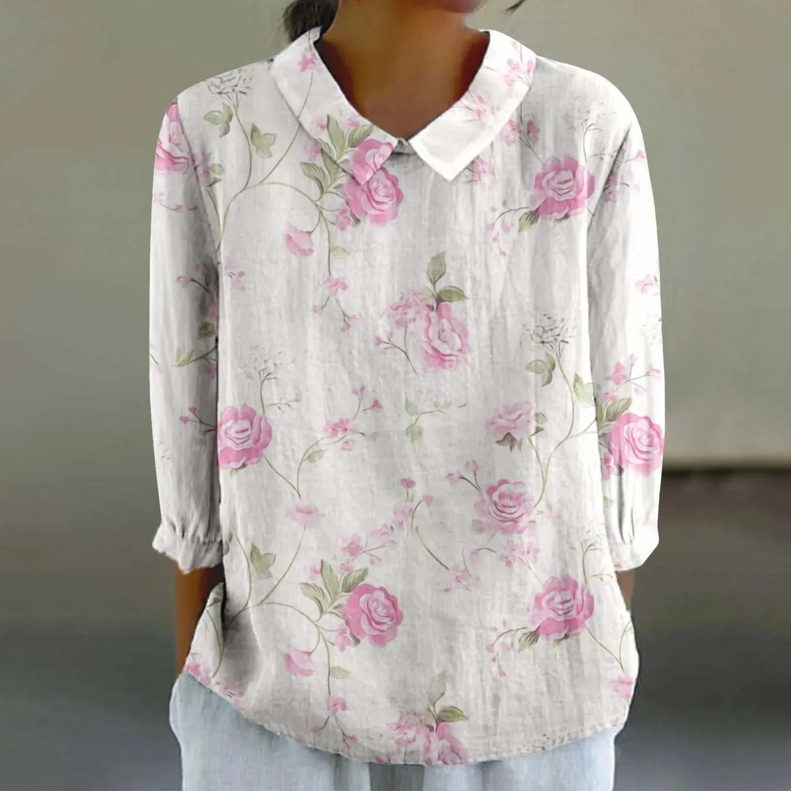 Sara - Creative Retro Doll Collar Shirt for Women