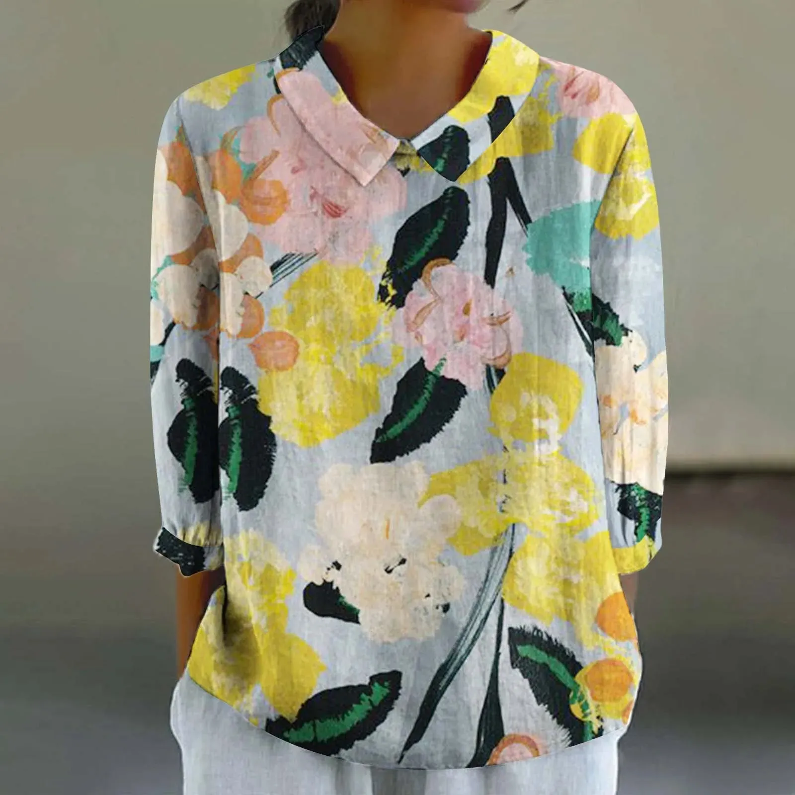 Sara - Creative Retro Doll Collar Shirt for Women