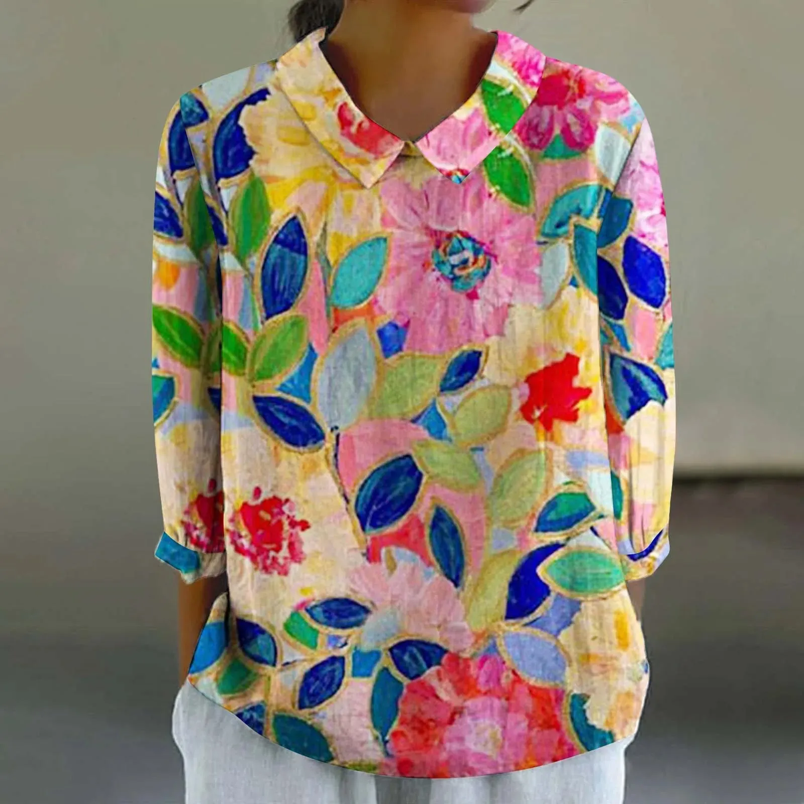 Sara - Creative Retro Doll Collar Shirt for Women